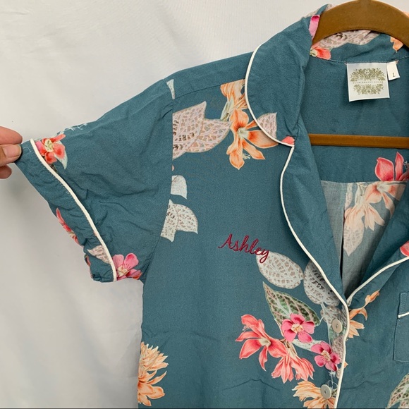 Plum Pretty Sugar Shorty Pajama Set Sz Large - Picture 5 of 7